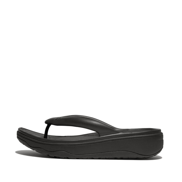 FitFlop HF4-001 Relieff Recovery Ladies Wide Black Slip On Sandals