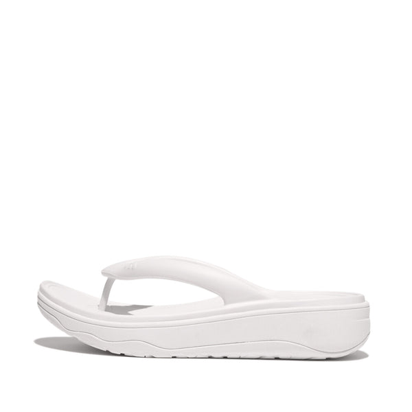 FitFlop HF4-194 Relieff Recovery Ladies Wide Urban White Slip On Sandals