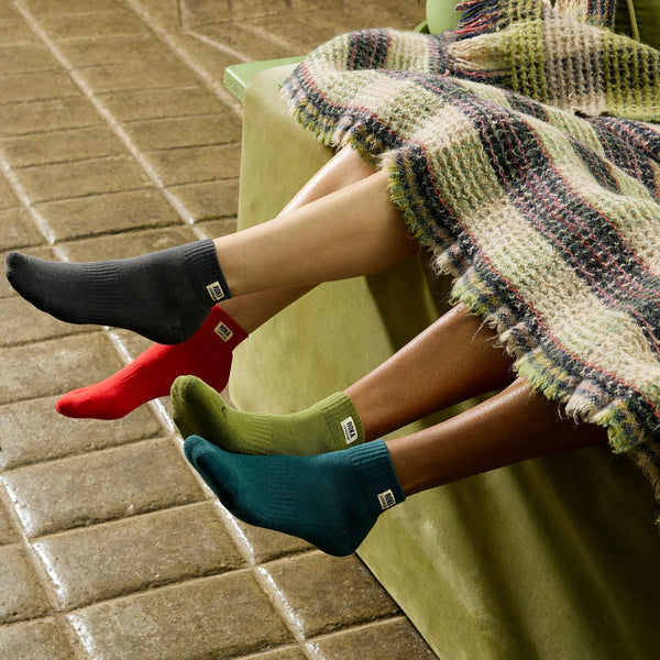 Roka Wembley Cotton Socks Cranberry