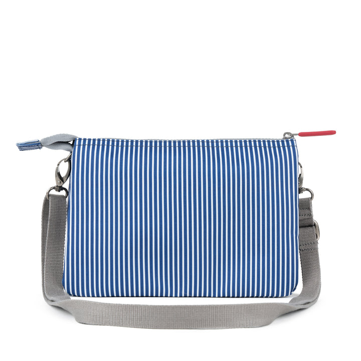 Roka Carnaby Crossbody Blue Hickory XL Recycled Canvas