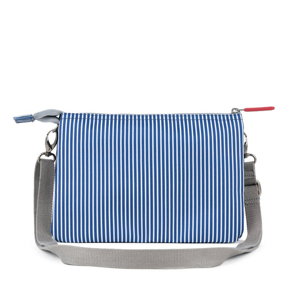 Roka Carnaby Crossbody Blue Hickory XL Recycled Canvas