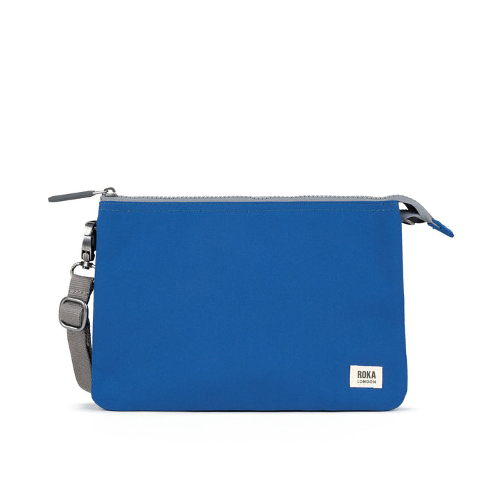 Roka Carnaby Crossbody Galactic Blue XL Recycled Canvas