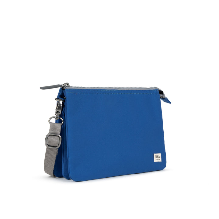 Roka Carnaby Crossbody Galactic Blue XL Recycled Canvas