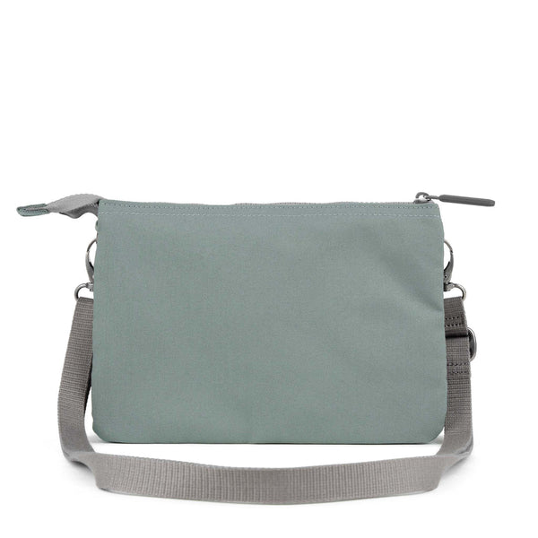 Roka Carnaby Crossbody Pewter XL Recycled Canvas