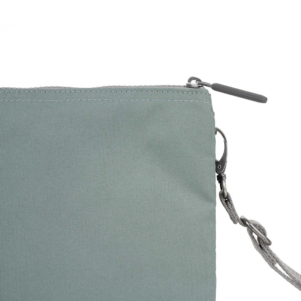 Roka Carnaby Crossbody Pewter XL Recycled Canvas