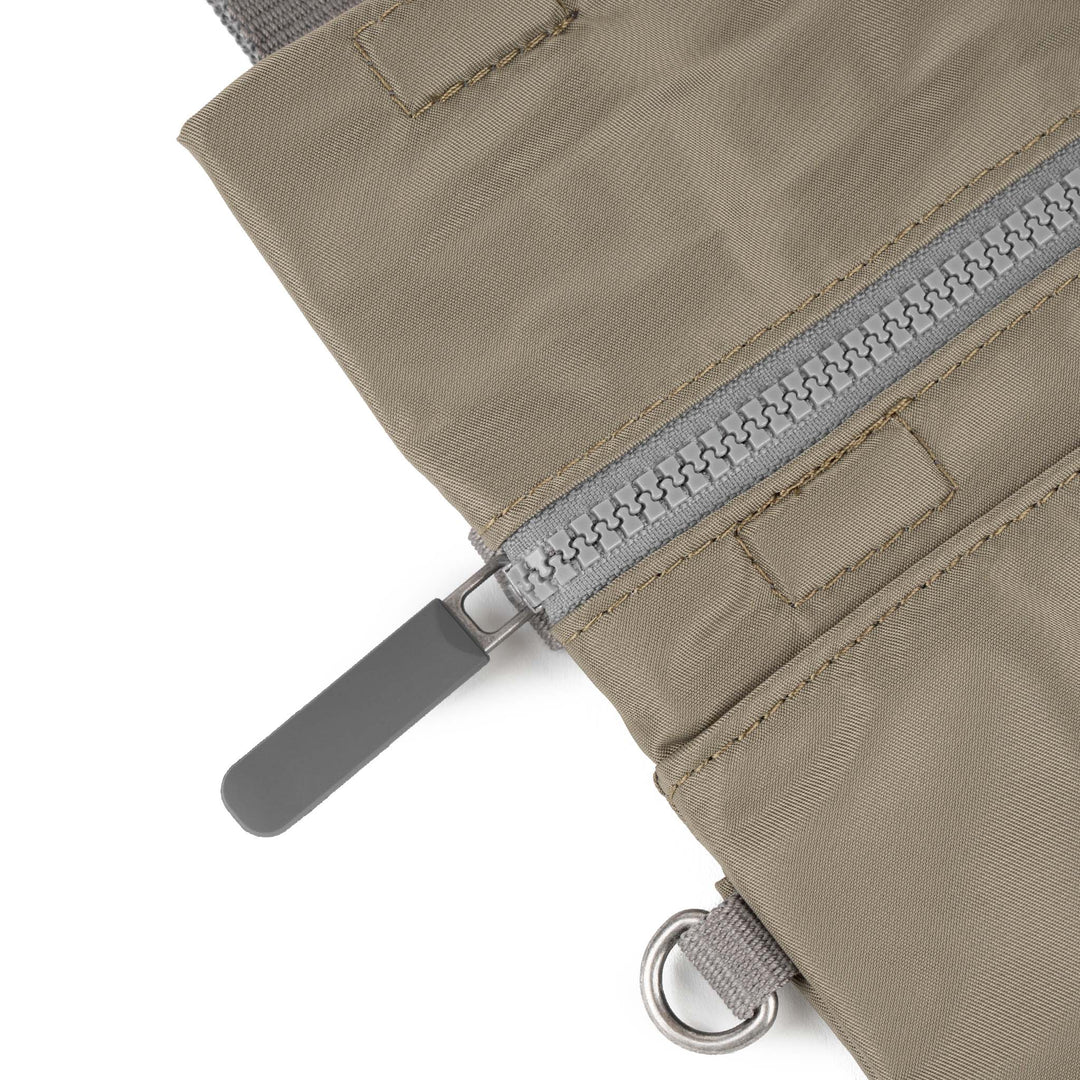 Roka Stratford Taupe Small Recycled Nylon