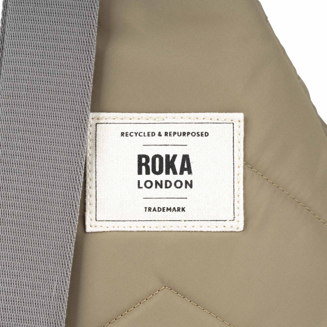 Roka Willesden B Taupe Recycled Nylon