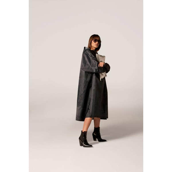 Rainkiss Back to Black Art Camo - Rain Poncho-elevate your sole