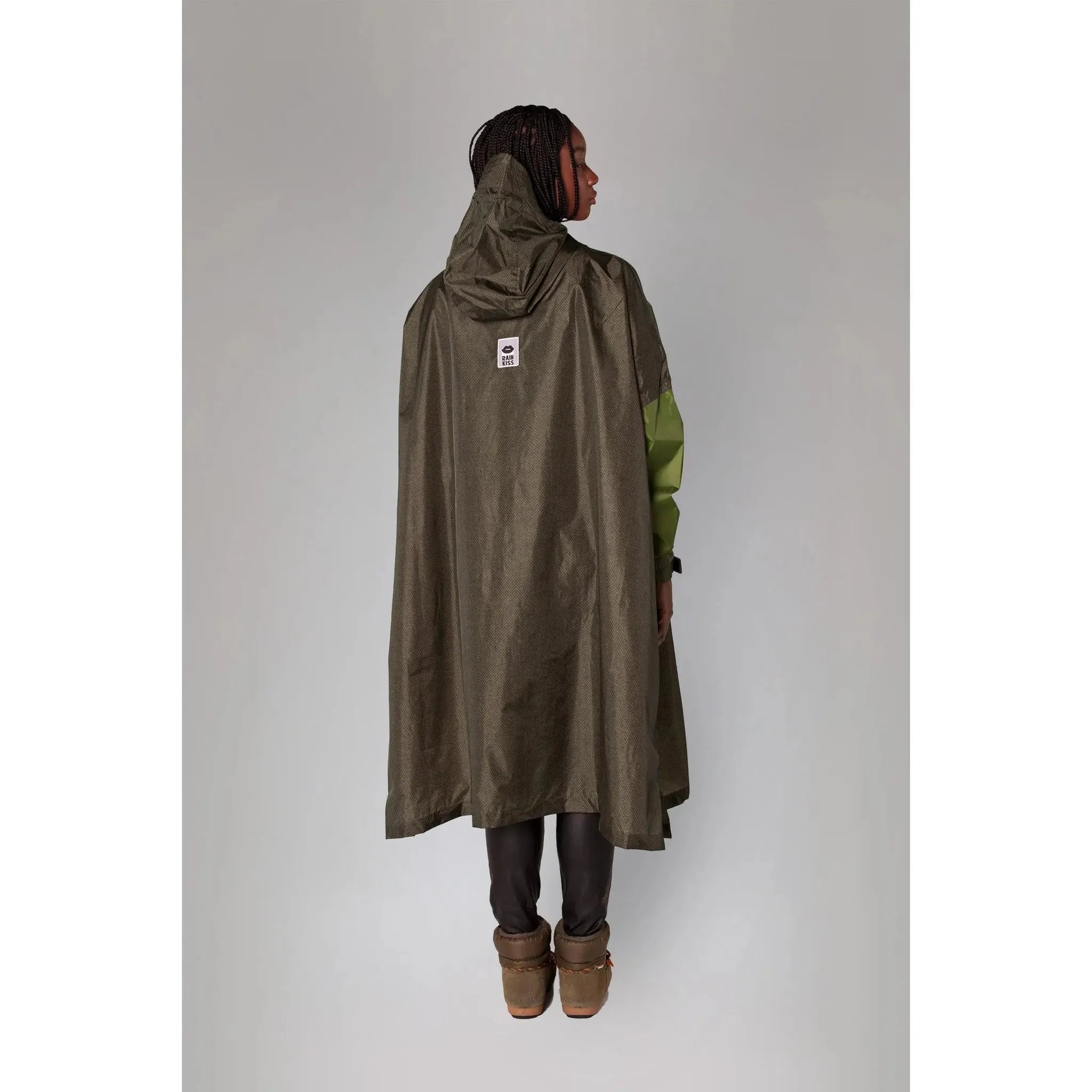 Rainkiss Herringbone Rain Poncho