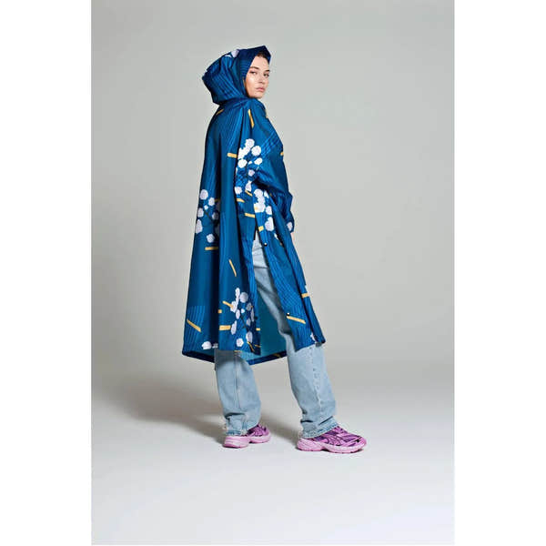 Rainkiss Japanese Blossom Rain Poncho-elevate your sole