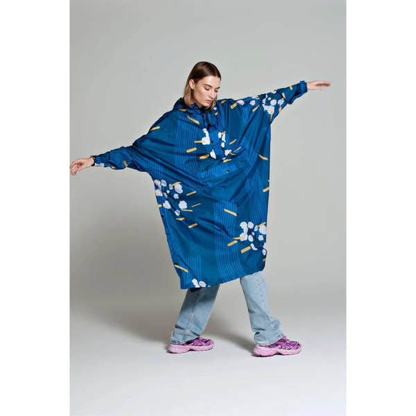 Rainkiss Japanese Blossom Rain Poncho-elevate your sole