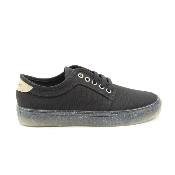 Recykers Peckham Ladies Black Lace Up Trainers2 - elevate your sole