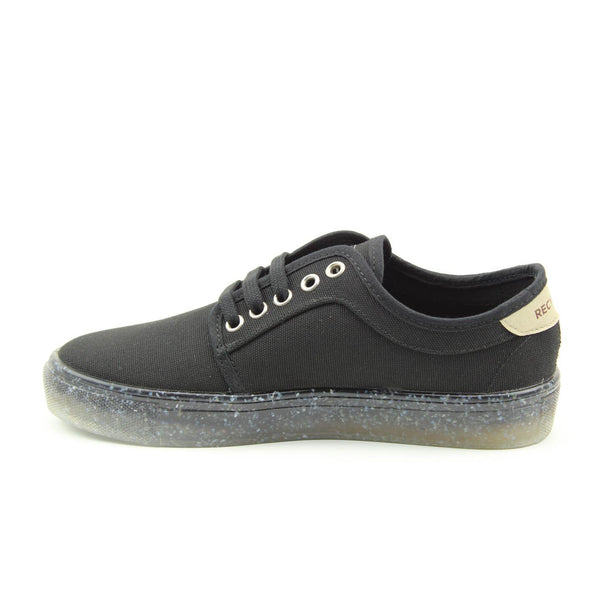 Recykers Peckham Ladies Black Lace Up Trainers2 - elevate your sole