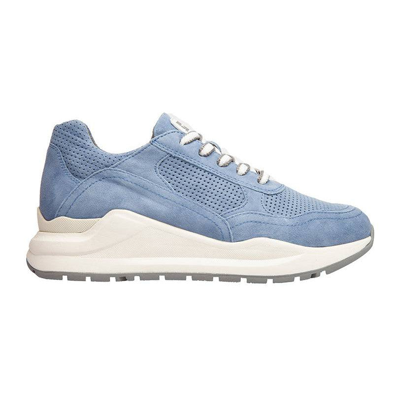 Regarde Le Ciel Luana 06 Ladies Jeans Blue Leather Lace Up Trainers-elevate your sole