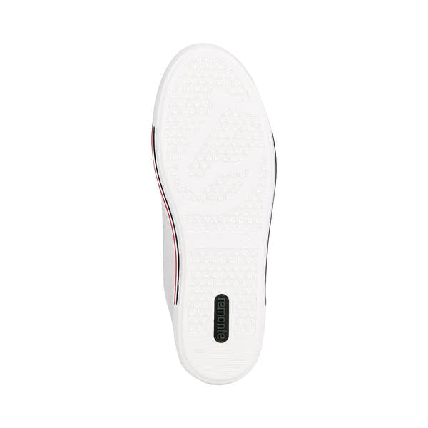 Remonte D0900-80 Ladies White Leather Lace up Trainer - elevate your sole