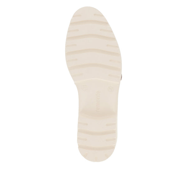 Remonte D1H00-20 Ladies Nude Leather Slip On Loafers-elevate your sole