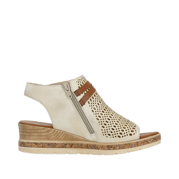 Remonte D3075-60 Ladies Taupe Sandals-elevate your sole
