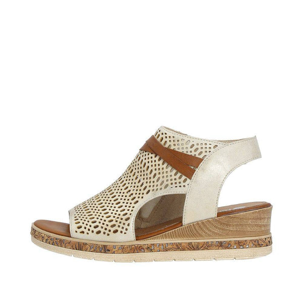 Remonte D3075-60 Ladies Taupe Sandals-elevate your sole