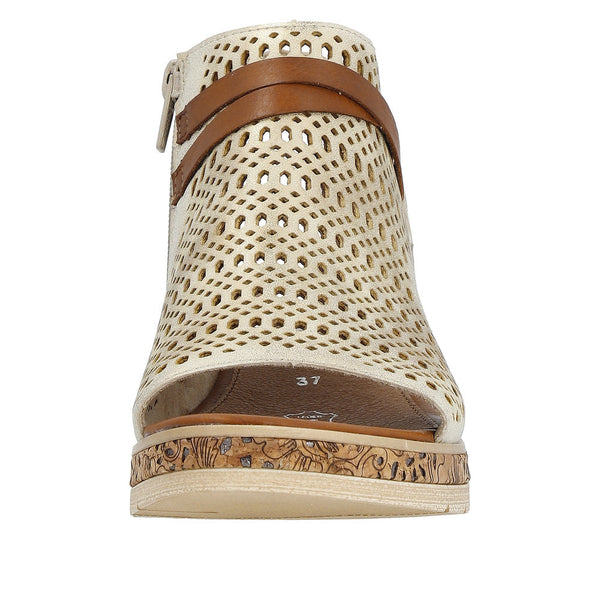 Remonte D3075-60 Ladies Taupe Sandals-elevate your sole