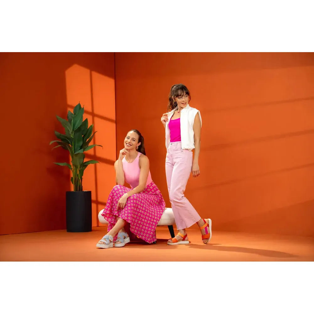 Remonte D3J50-38 women's multi-touch fastening sandals, colorful strappy design, stylish footwear for casual wear.
