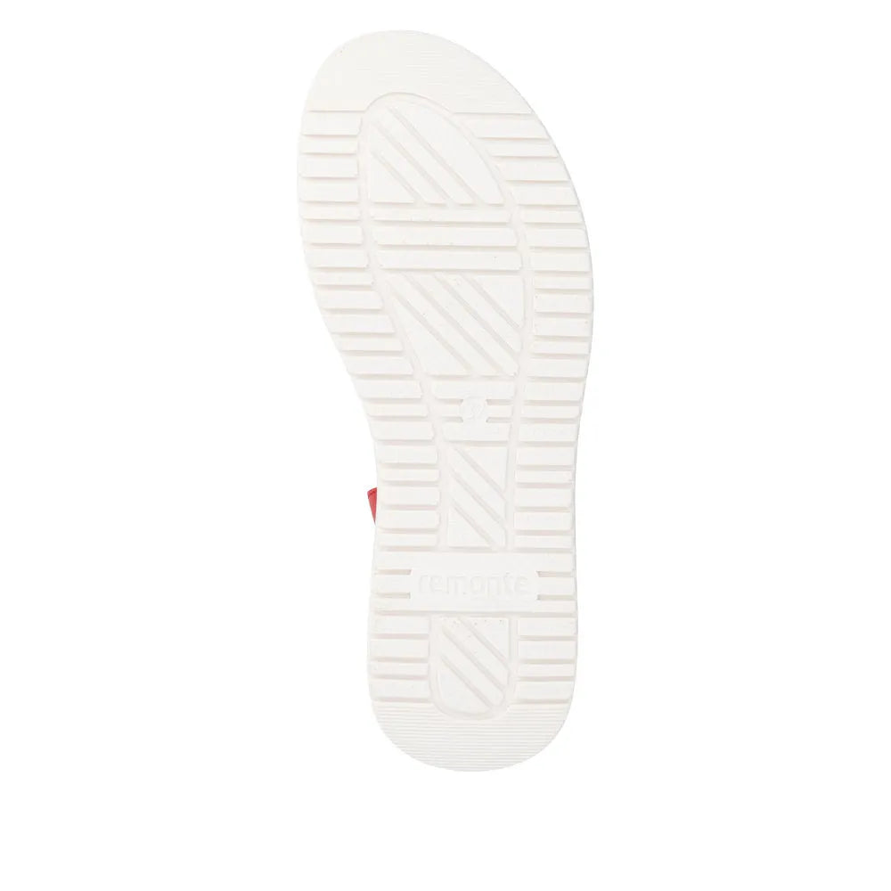 Remonte D3J50-38 women's multi-touch fastening sandals with white sole, comfortable design, suitable for casual wear.