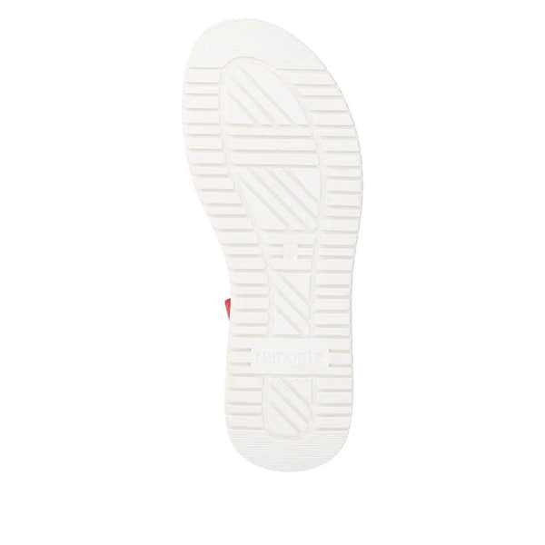 Remonte D3J50-38 women's multi-touch fastening sandals with white sole, comfortable design, suitable for casual wear.