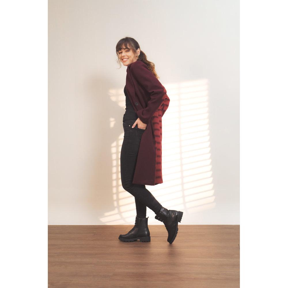 Remonte D8656-00 women's wide black leather water resistant front zip ankle boots, additional product view 12.