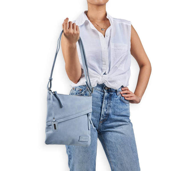 Remonte Q0619-10 Ladies Light Blue Handbag-elevate your sole