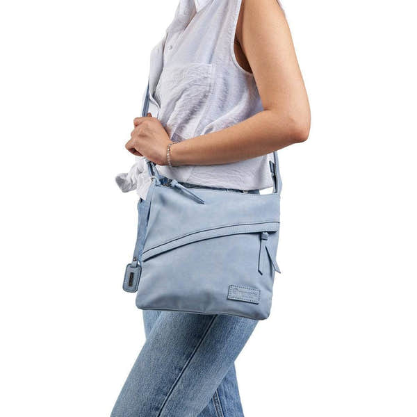 Remonte Q0619-10 Ladies Light Blue Handbag-elevate your sole