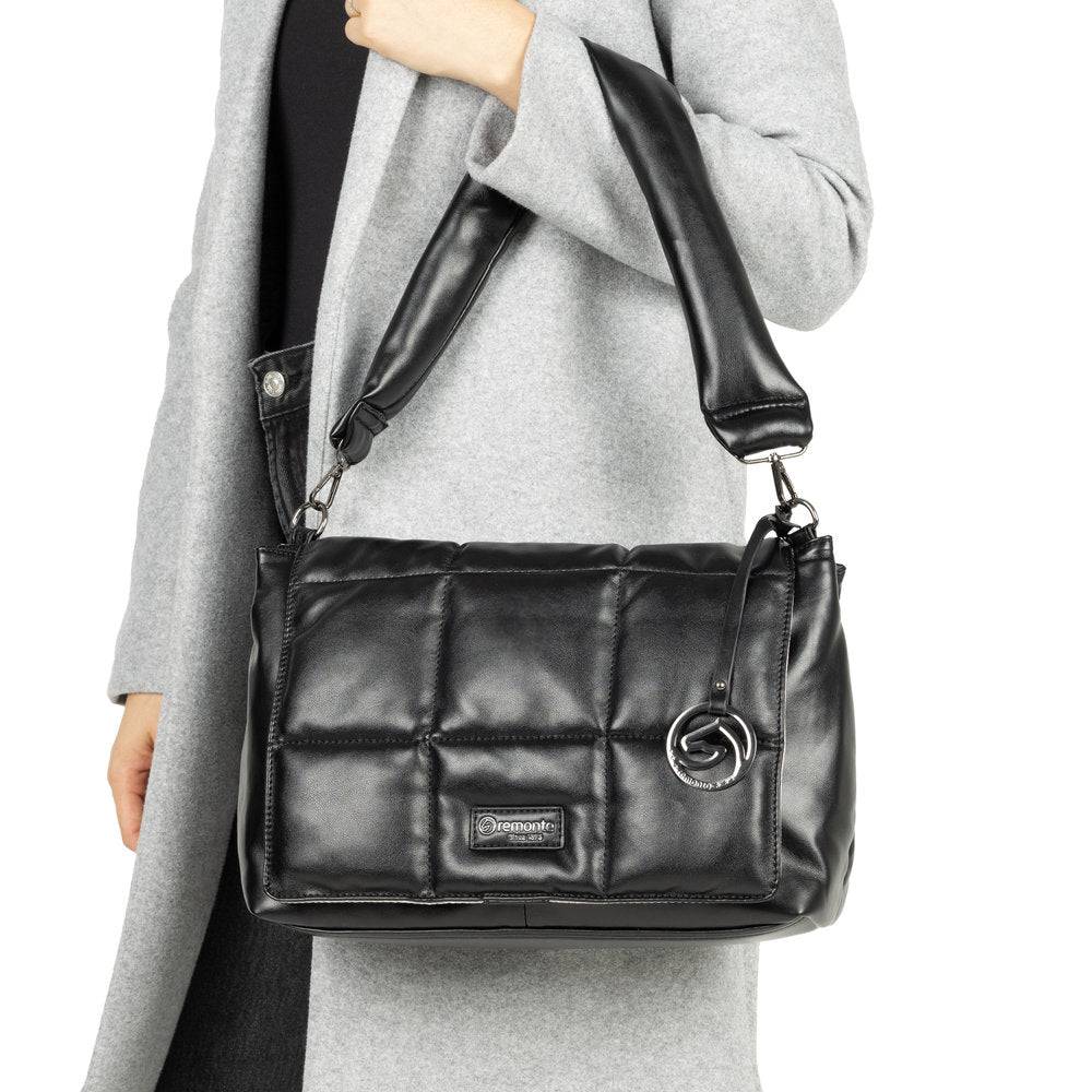 Remonte Q0716-00 Black Cross Body Handbag-elevate your sole