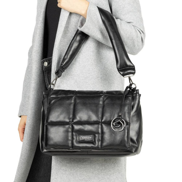Remonte Q0716-00 Black Cross Body Handbag-elevate your sole