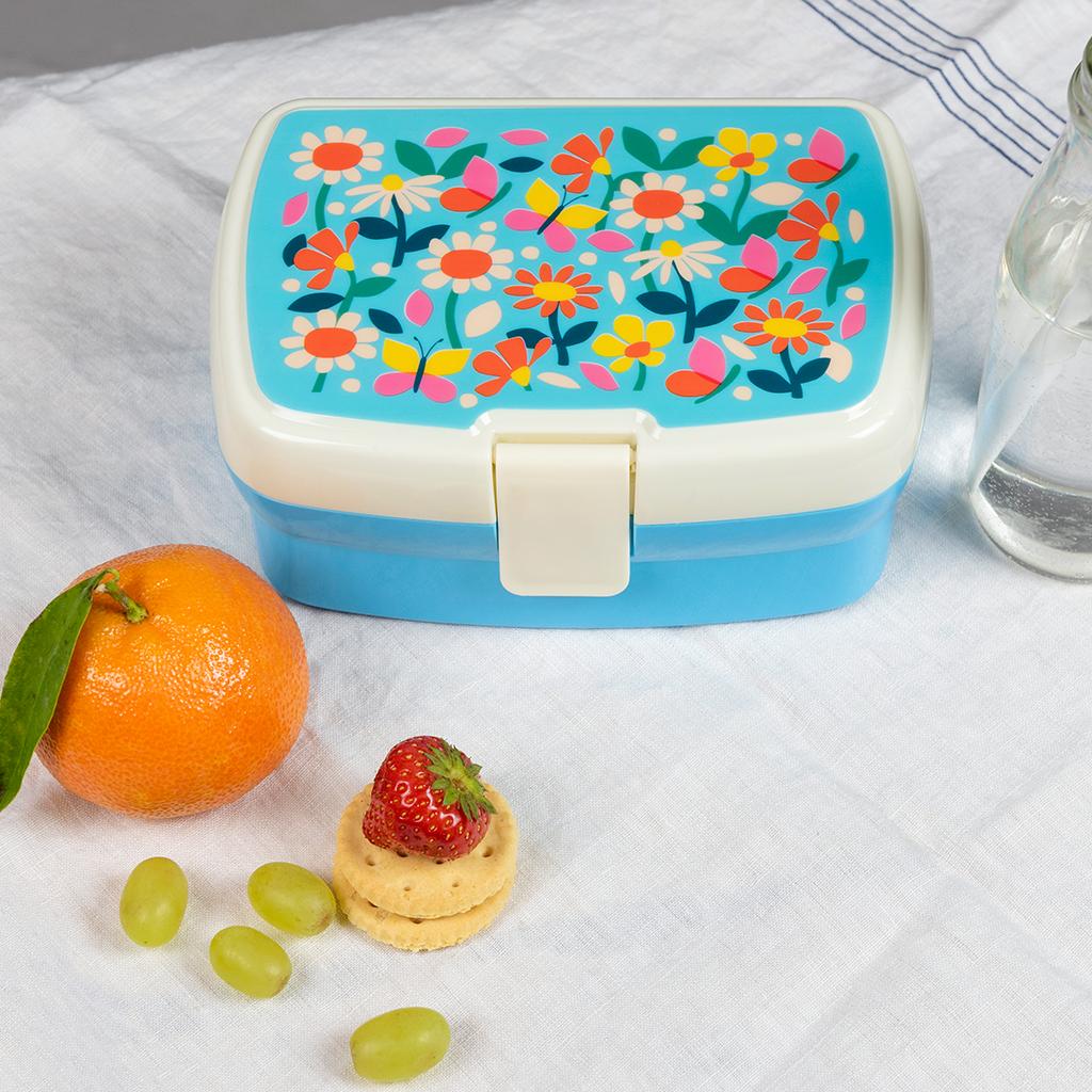 Rex London 29498 Childrens Butterfly Garden Lunch Box With Tray-elevate your sole