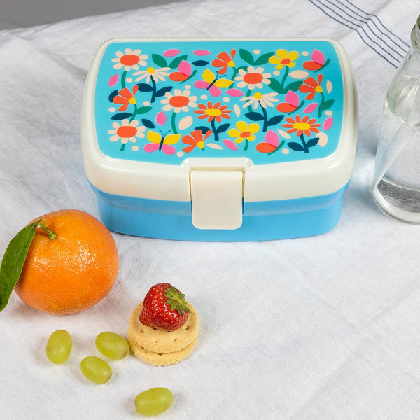 Rex London 29498 Childrens Butterfly Garden Lunch Box With Tray-elevate your sole