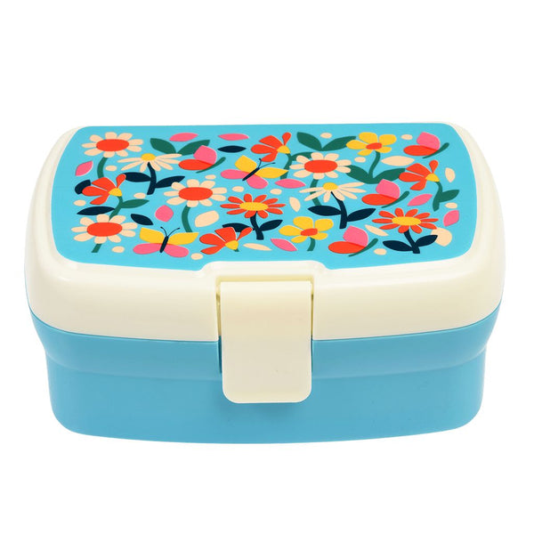 Rex London 29498 Childrens Butterfly Garden Lunch Box With Tray-elevate your sole