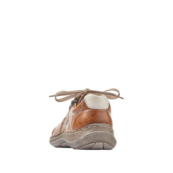 Rieker 03030-25 Sergio Mens Wider Fitting Brown Casual Lace Up Shoes - elevate your sole