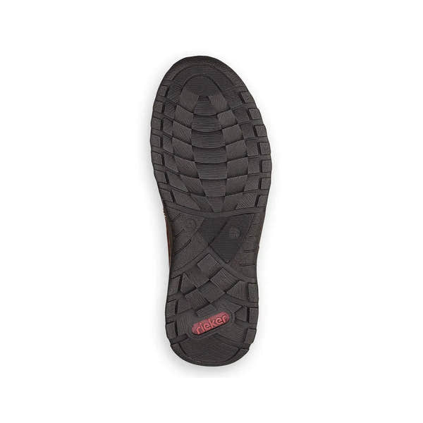 Rieker 03329-25 Mens Brown Lace and Zip Shoes-elevate your sole