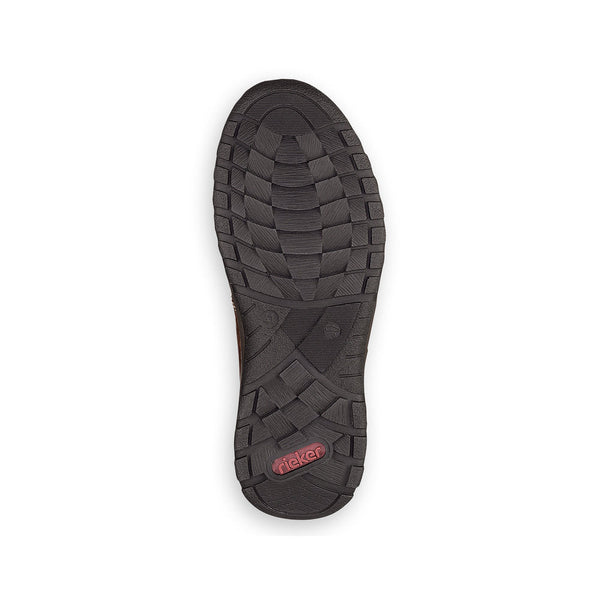 Rieker 03329-25 Mens Brown Lace and Zip Shoes-elevate your sole