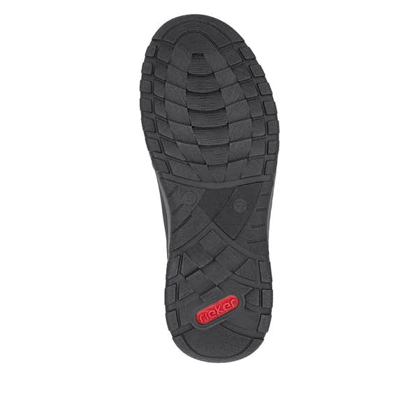 Rieker 03354-06 Mens Wide Black Elasticated Shoes