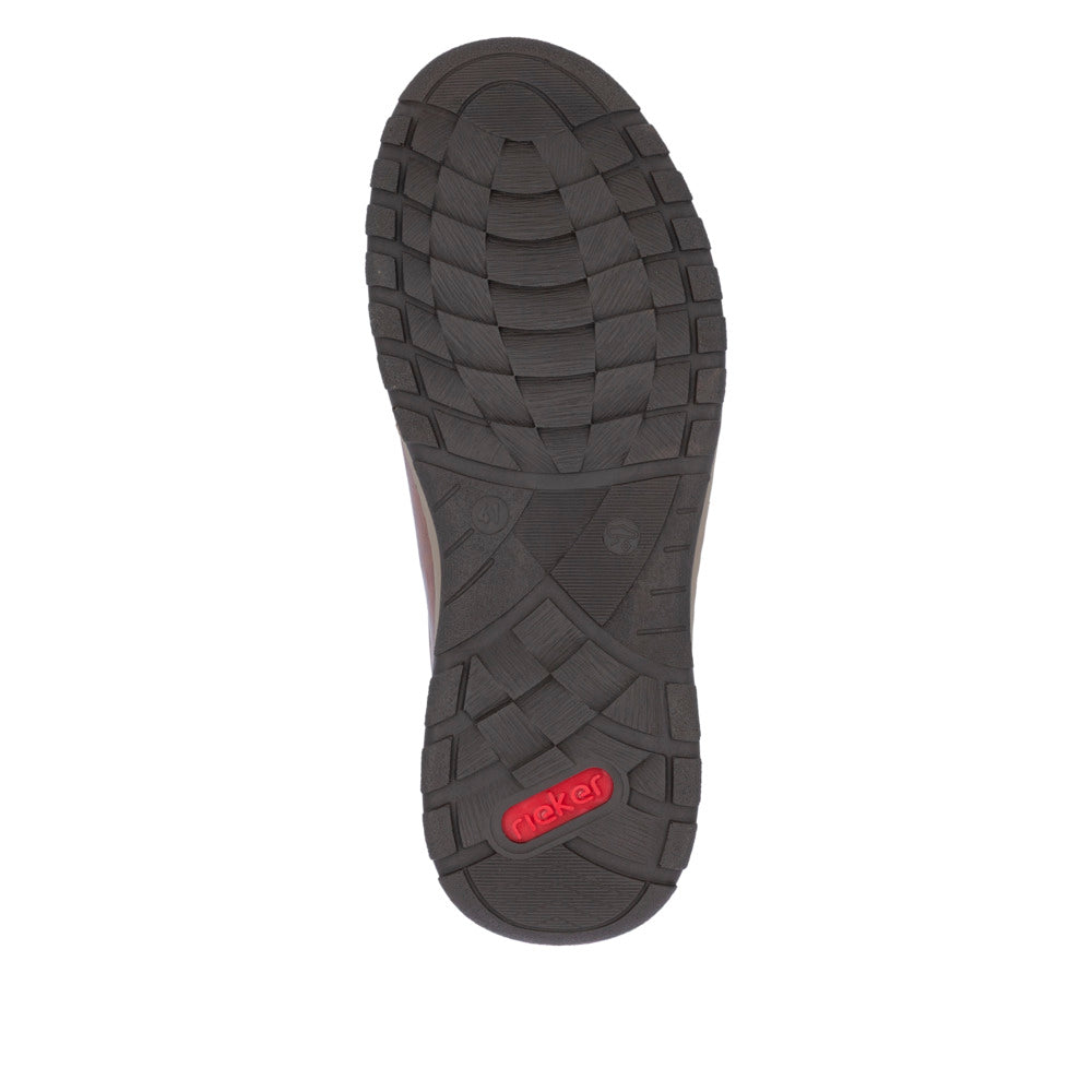 Rieker 03354-23 Mens Wide Brown Elasticated Shoes