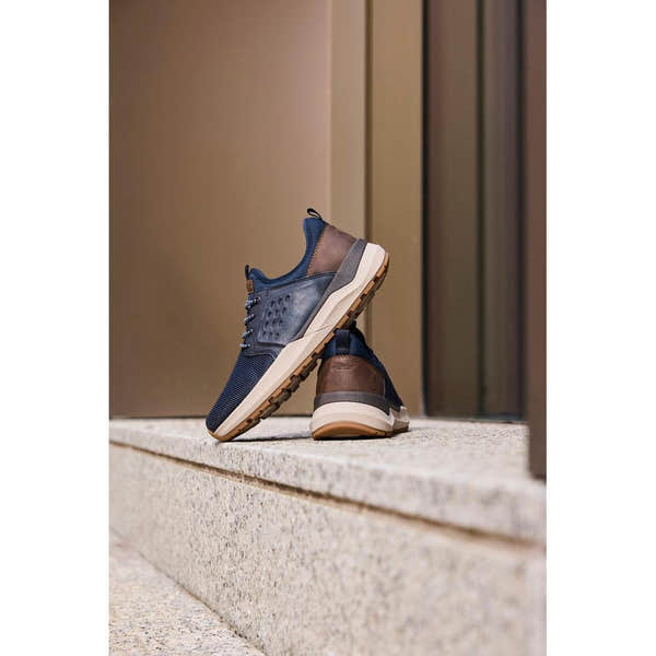 Rieker 06058-14 Mens Wide Navy Elasticated Shoes