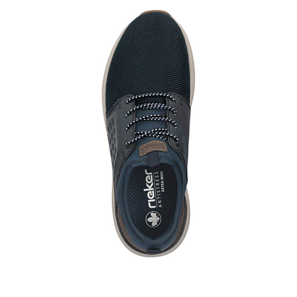 Rieker 06058-14 Mens Wide Navy Elasticated Shoes