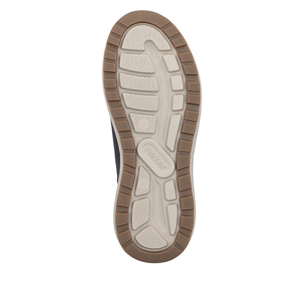 Rieker 06058-14 Mens Wide Navy Elasticated Shoes