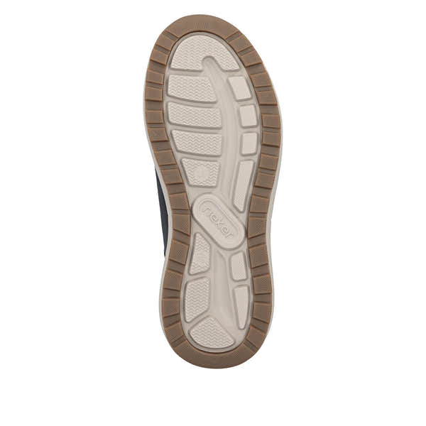 Rieker 06058-14 Mens Wide Navy Elasticated Shoes