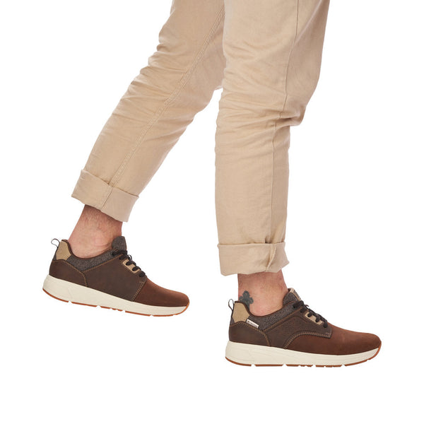 Rieker 07005-22 Mens Brown Lace Up Trainers-elevate your sole