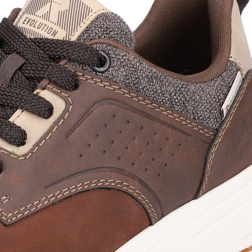 Rieker 07005-22 Mens Brown Lace Up Trainers-elevate your sole