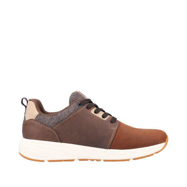 Rieker 07005-22 Mens Brown Lace Up Trainers-elevate your sole