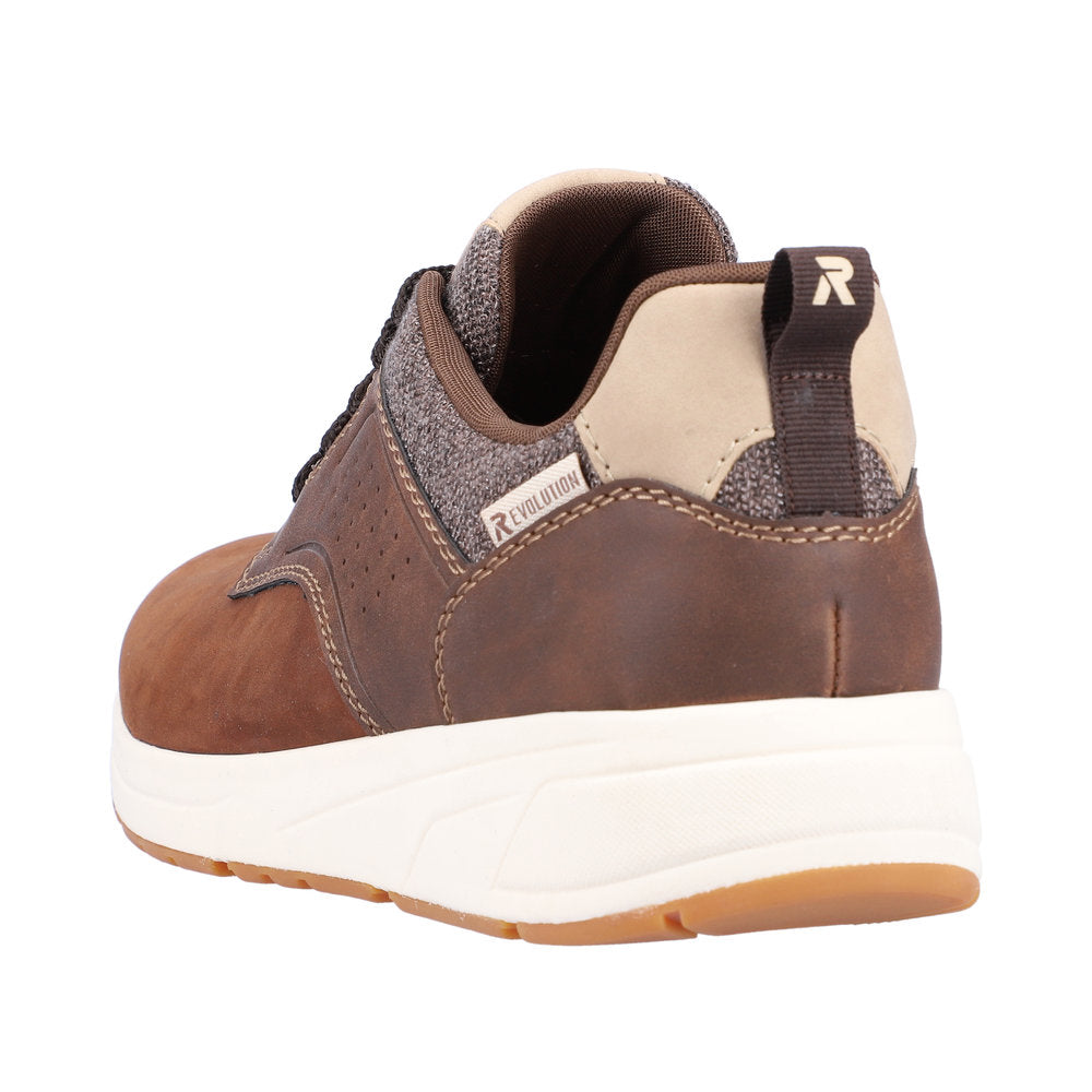 Rieker 07005-22 Mens Brown Lace Up Trainers-elevate your sole