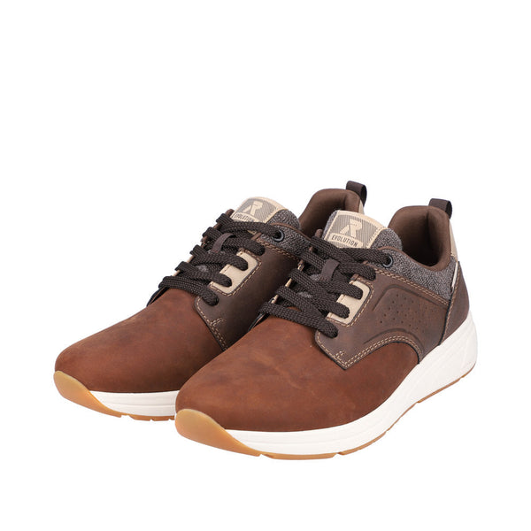 Rieker 07005-22 Mens Brown Lace Up Trainers-elevate your sole
