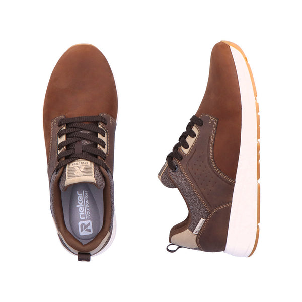 Rieker 07005-22 Mens Brown Lace Up Trainers-elevate your sole