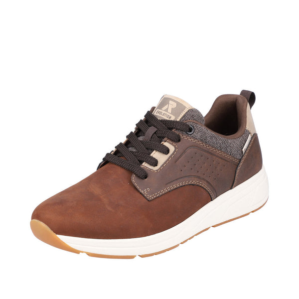 Rieker 07005-22 Mens Brown Lace Up Trainers-elevate your sole